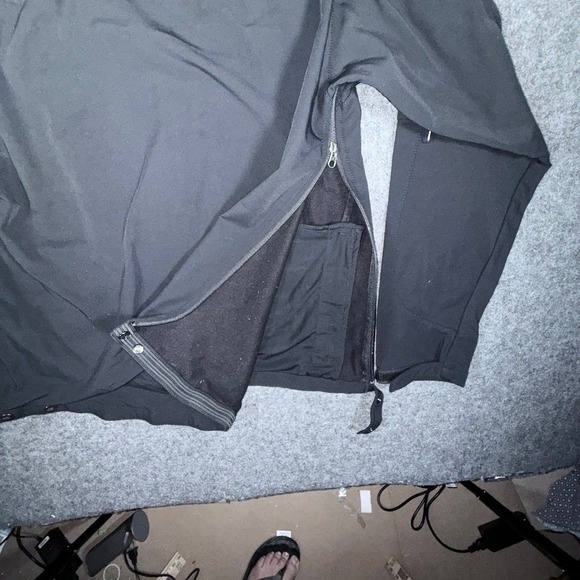 The North Face Apex Softshell Jacket Mens Large Black Fleece Lined Full Zip - Picture 10 of 11